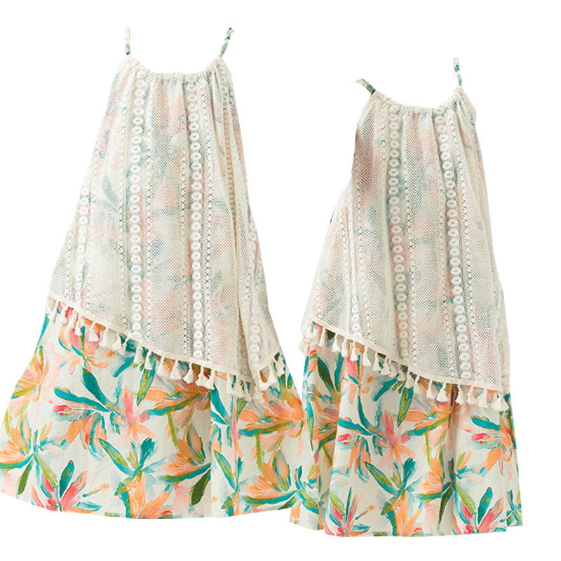 Summer Clothing Drawing For Kids - Püsküllü Kız Çocuk Günlük Elbiseleri Yaz
