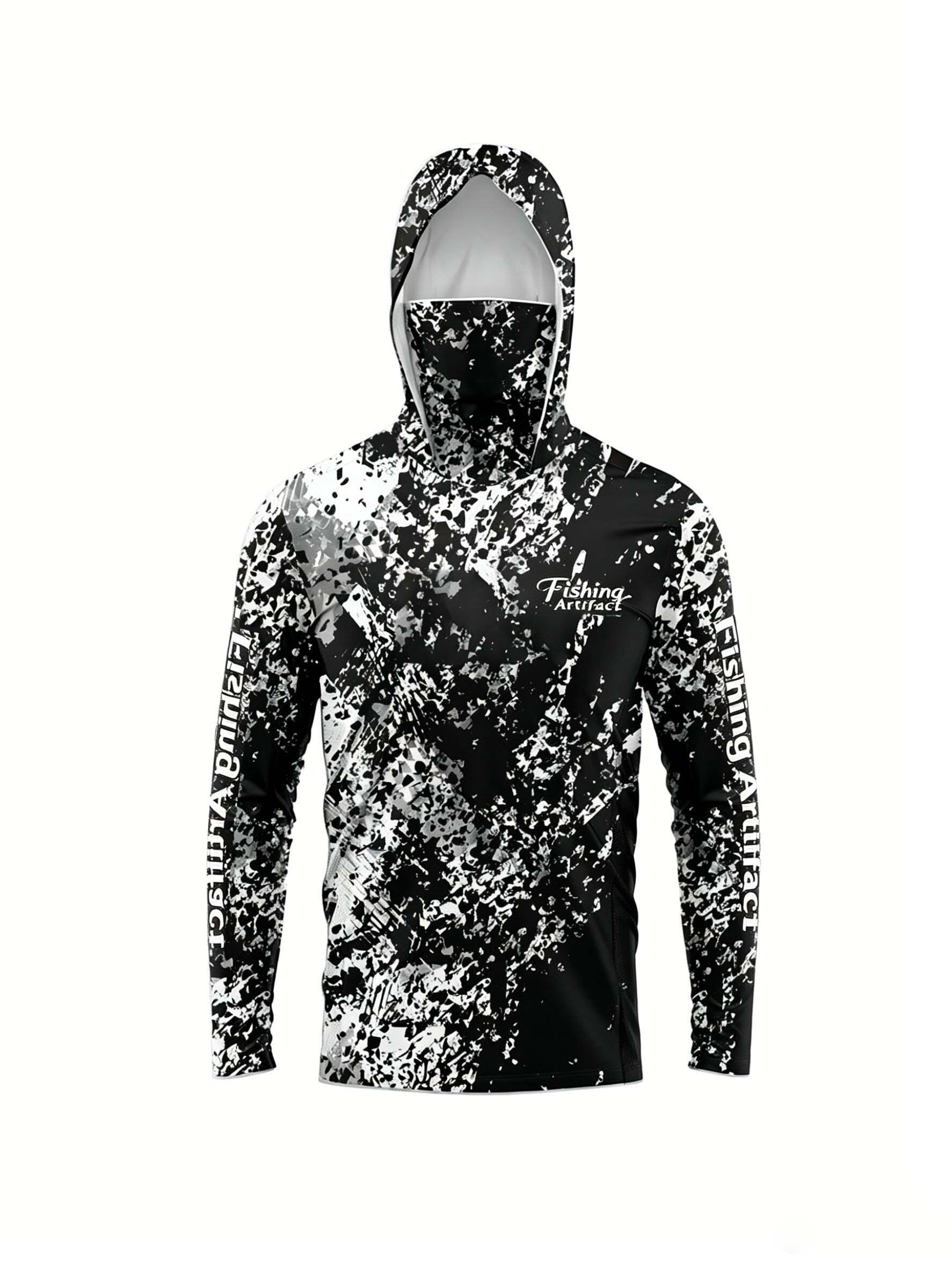 Summer Clothes - Erkek Yazlık 3D Baskılı Balıkçı Kapüşonlu
