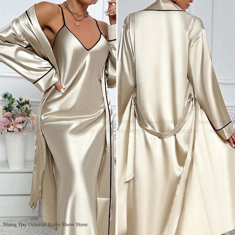 Summer Nights Clothing - Seksi Uzun Twinset Elbise Seti Chemise