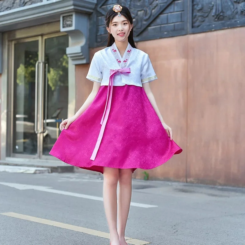 Summer Clothing Japan - 2026 2024 Kadın Hanbok Elbise Geleneksel