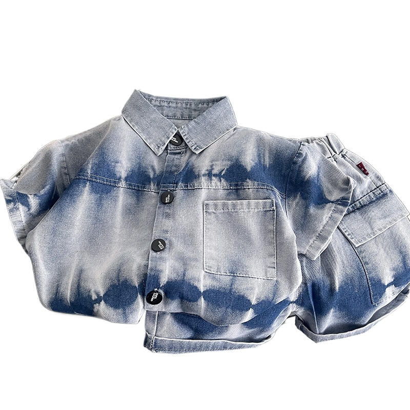 Summer Clothing Drawing For Kids - Yeni Yaz Bebek Erkek Giysileri Takım