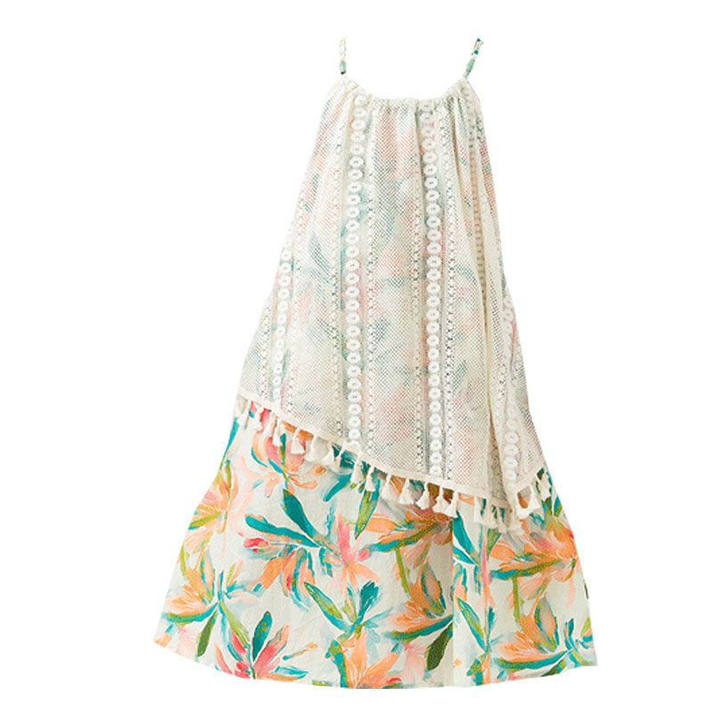 Püsküllü Kız Çocuk Günlük Elbi - Summer Clothing Drawing For Kids incelemesi ve fiyatı
