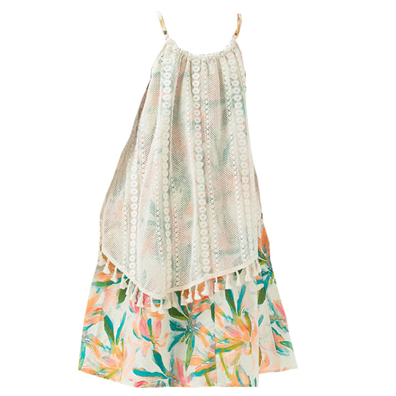 Püsküllü Kız Çocuk Günlük Elbi - Summer Clothing Drawing For Kids incelemesi ve fiyatı