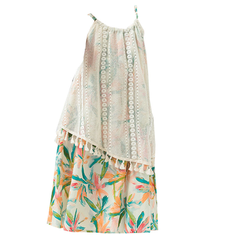 Püsküllü Kız Çocuk Günlük Elbi - Summer Clothing Drawing For Kids incelemesi ve fiyatı