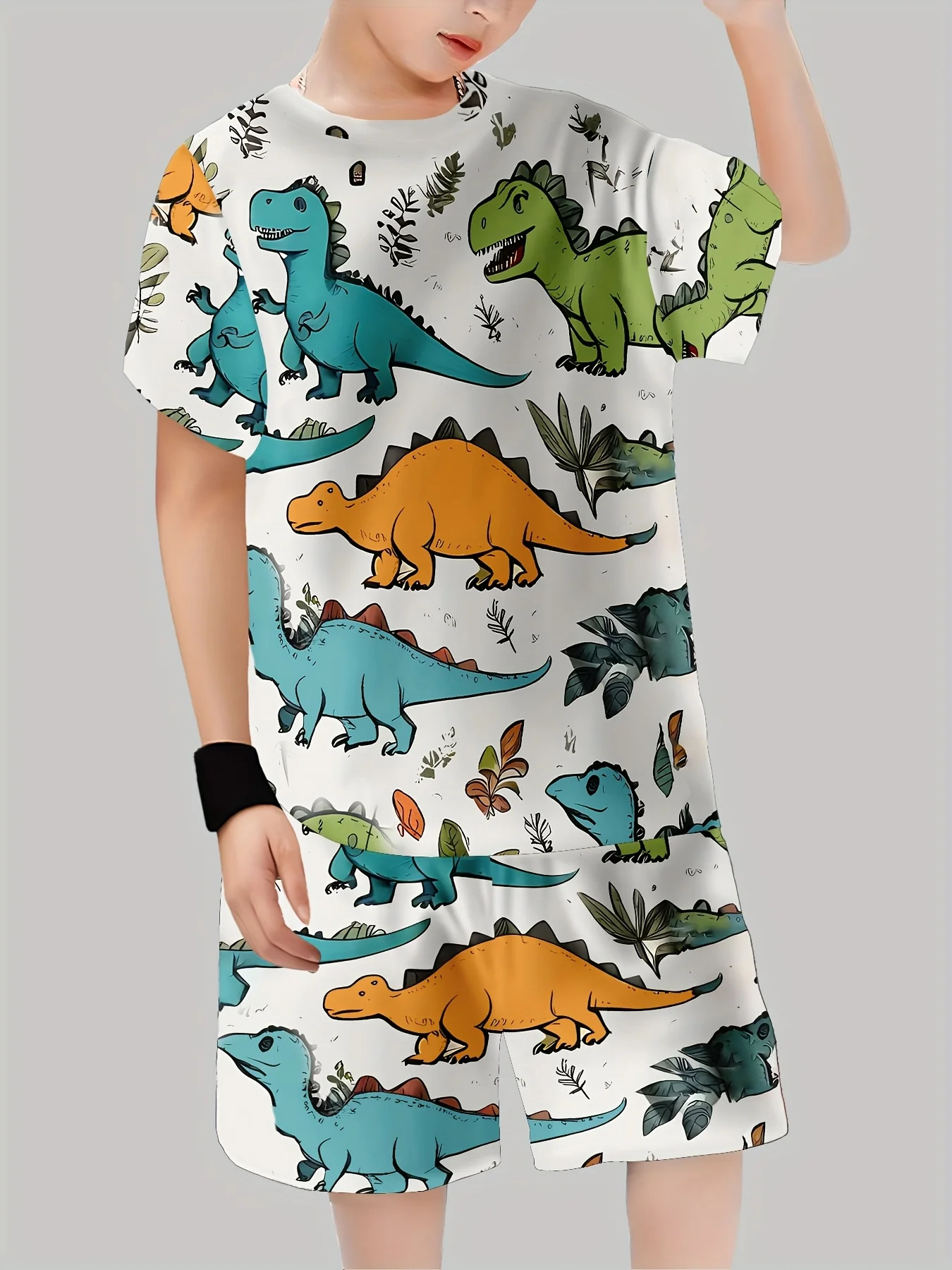 Yeni Dinozor Baskılı Kıyafetle - Summer Clothing Men Fashion incelemesi ve fiyatı