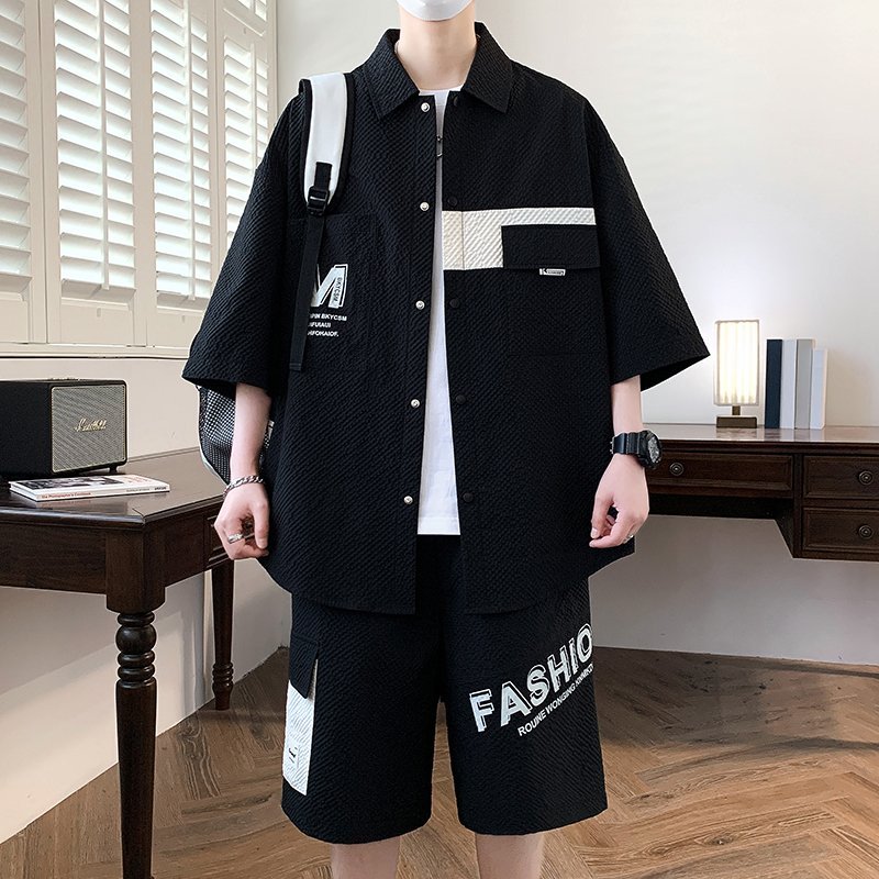Moda Erkek Takımları Üst Gömle - Summer Clothing Men Fashion incelemesi ve fiyatı
