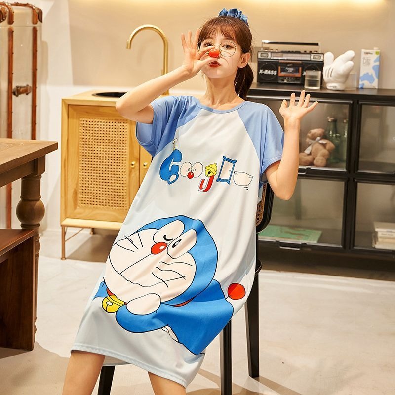Doraemon kadınlar için sevimli - Summer Nights Clothing incelemesi ve fiyatı