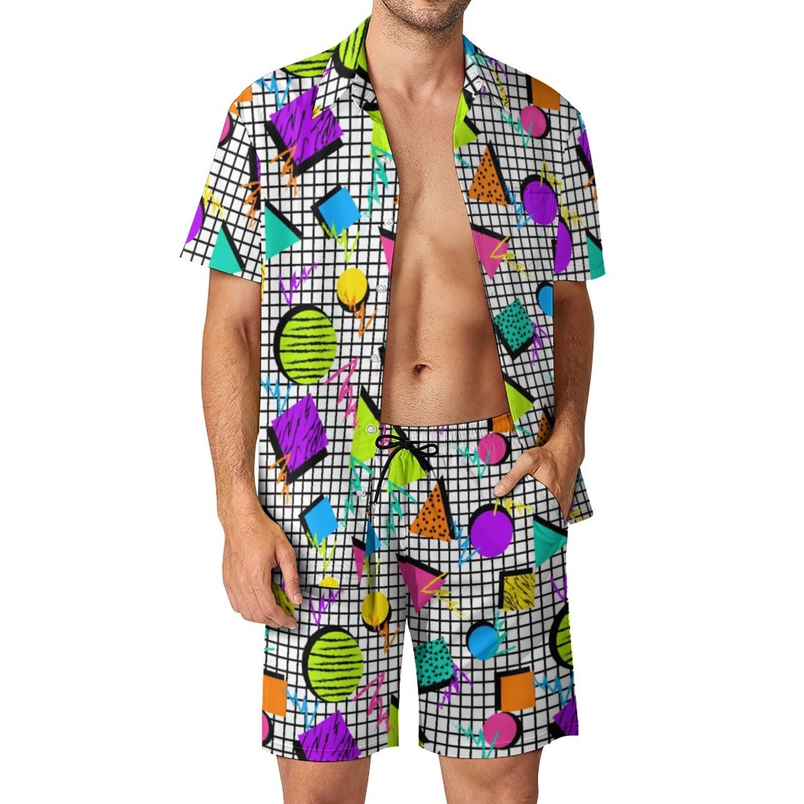 Yazlık Düzensiz Geometrik 3D B - Summer Clothing Men Fashion incelemesi ve fiyatı