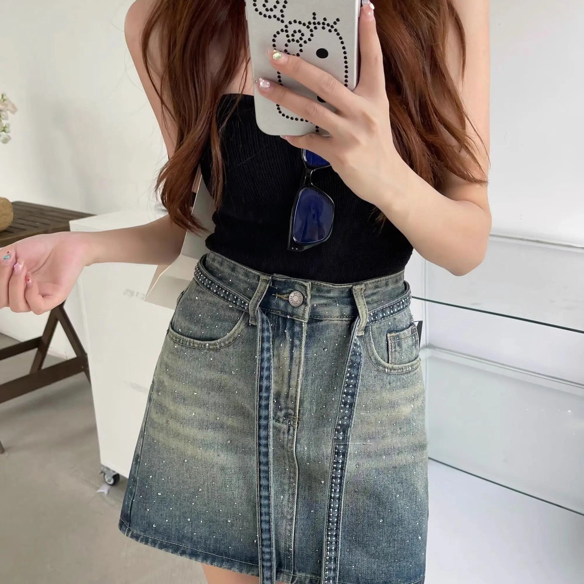 Kadınlar İçin Kot Etekler Degr - Summer Clothing Trends 2025 Women'S incelemesi ve fiyatı