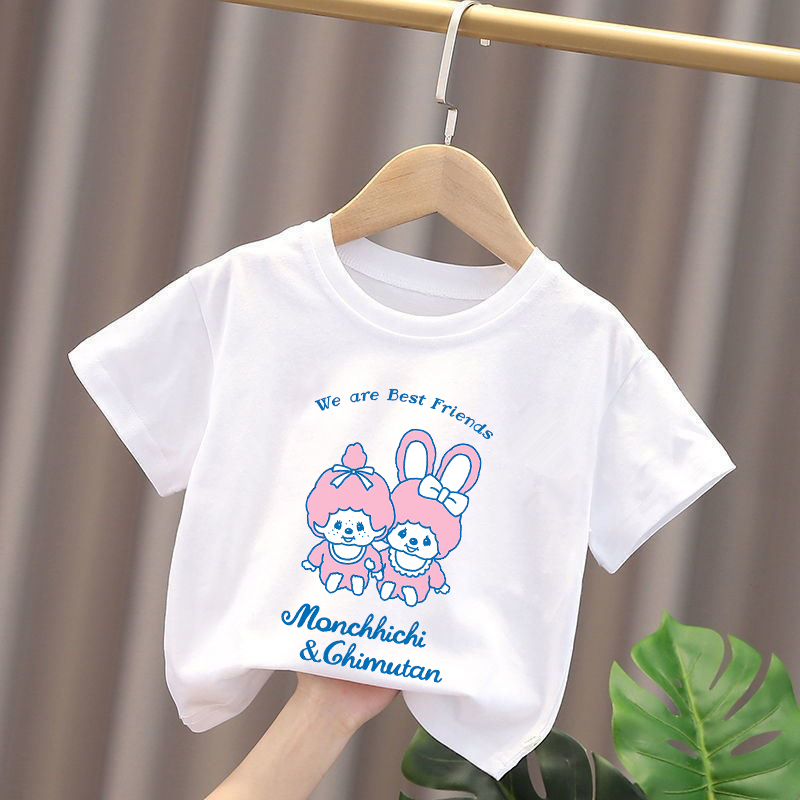 Monchhichi Çocuk T-shirt Anime - Summer Clothing Baby incelemesi ve fiyatı