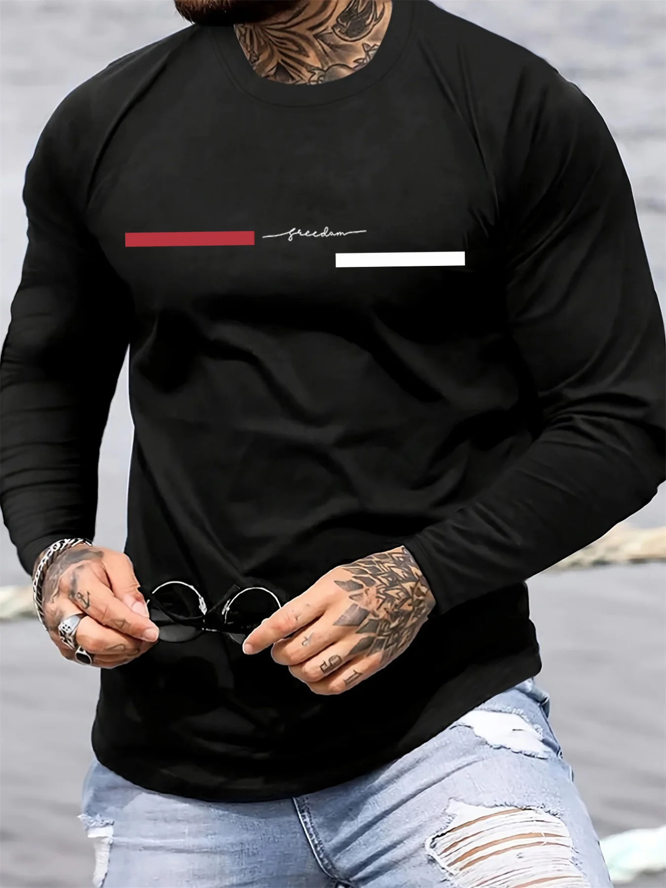 Kırmızı siyah çizgili erkek uz - Summer Clothes incelemesi ve fiyatı