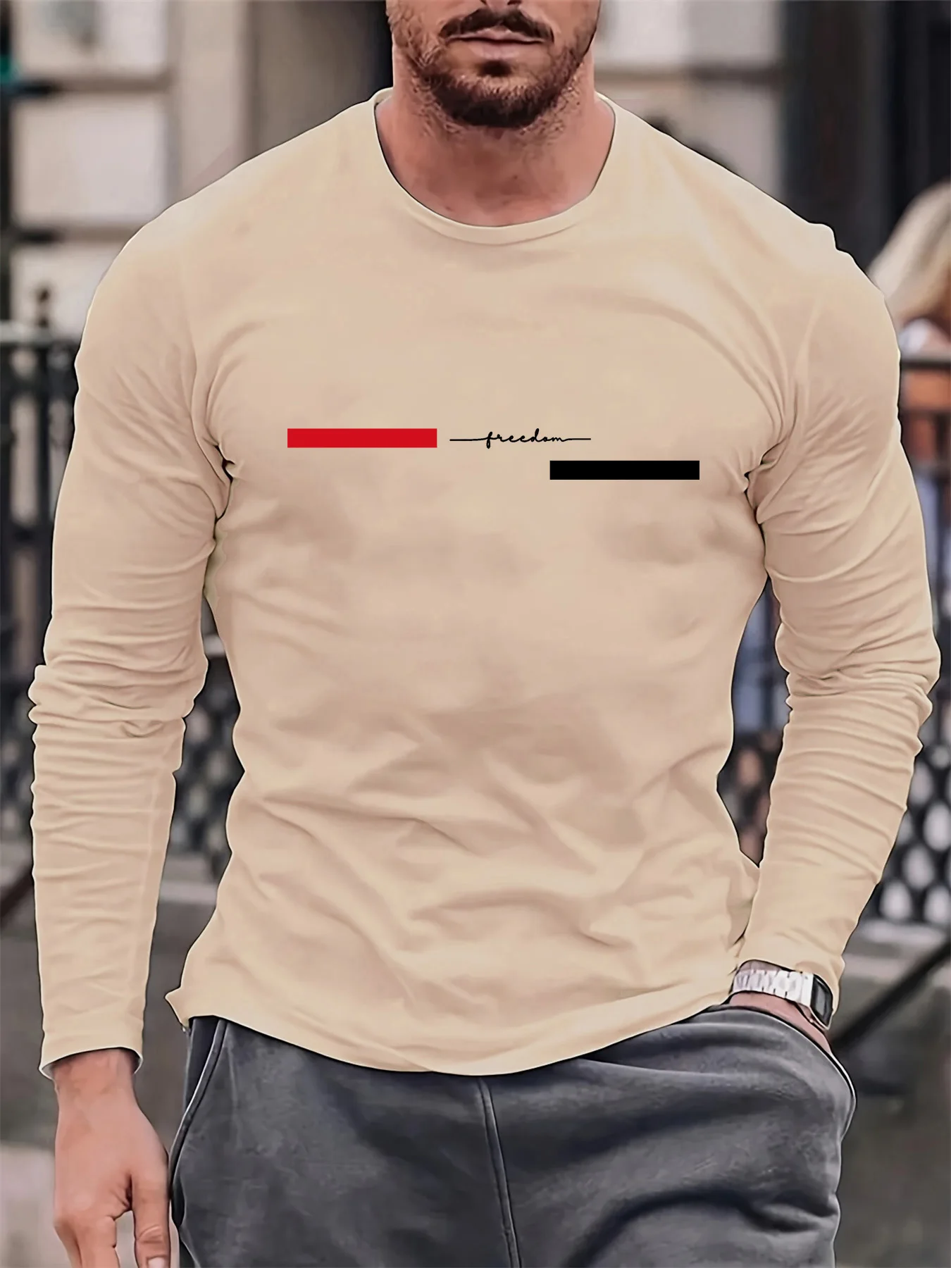 Kırmızı siyah çizgili erkek uz - Summer Clothes incelemesi ve fiyatı