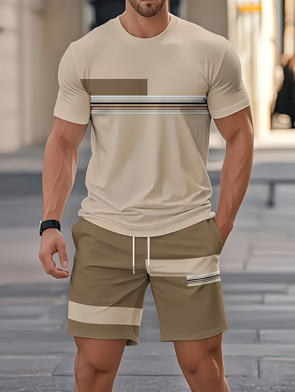 Erkek Yaz Setleri Komik 3D Şer - Summer Clothing Men Fashion incelemesi ve fiyatı