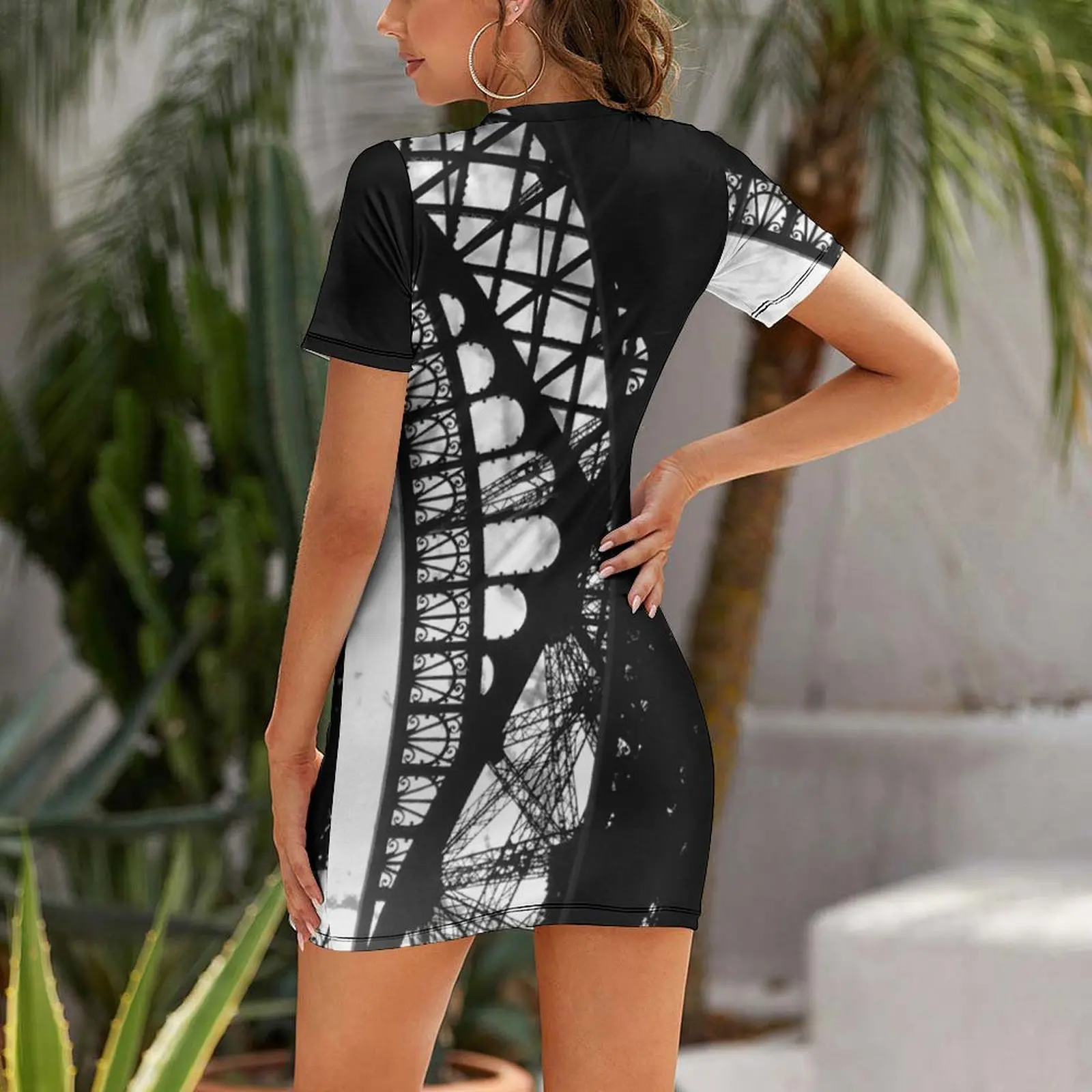 Eyfel Kısa Kollu Elbise bol ka - Summer Clothing Trends 2025 Women'S incelemesi ve fiyatı