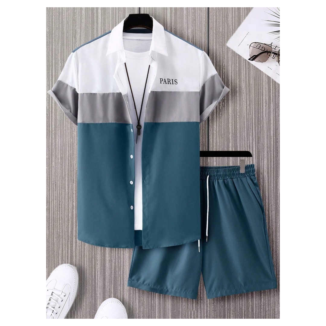 Erkek Moda Takım Elbise Mavi V - Summer Clothing Men Fashion incelemesi ve fiyatı